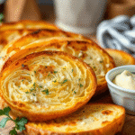 pan-toasted garlic bread